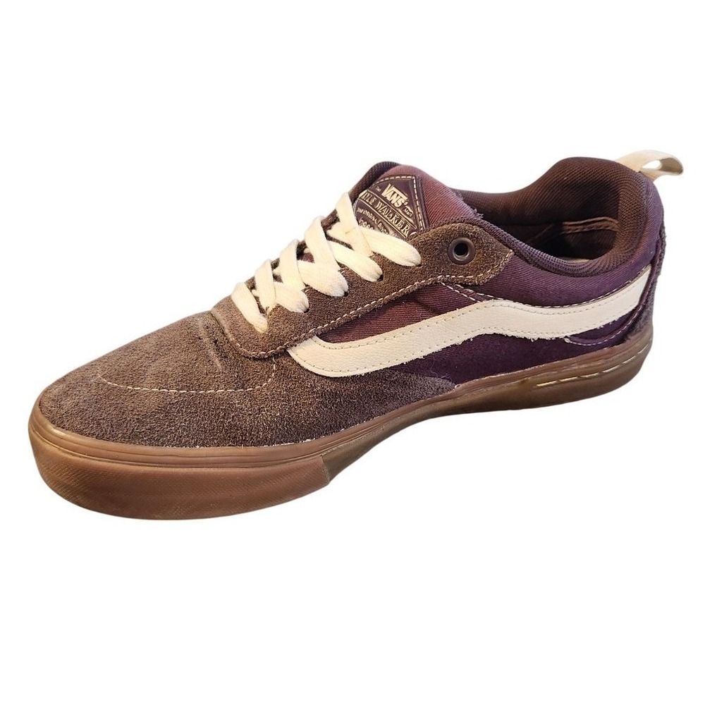 Vans Kyle Walker Shoes Mens Size 7.5 Brown Suede WaffleCup Proqq Skate Sneakers